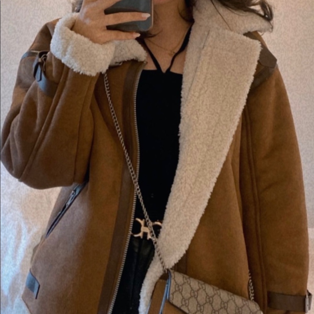 Zara open neck top